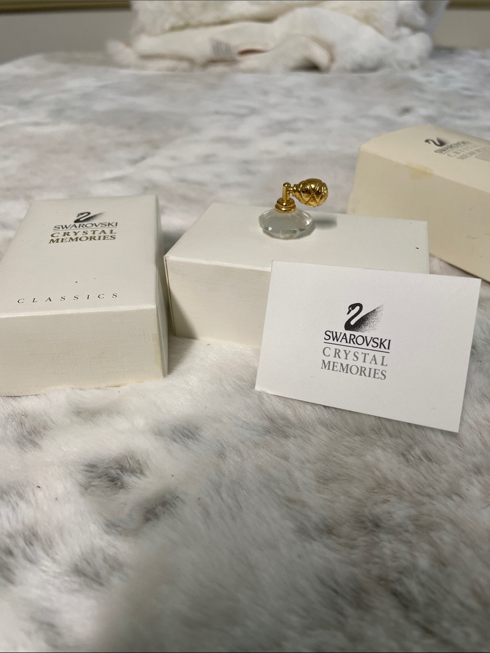Swarovski Vintage retired Crystal Perfume Bottle